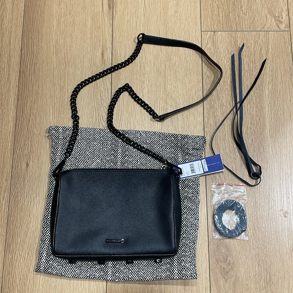 Rebecca Minkoff Black Avery Leather Crossbody Purse